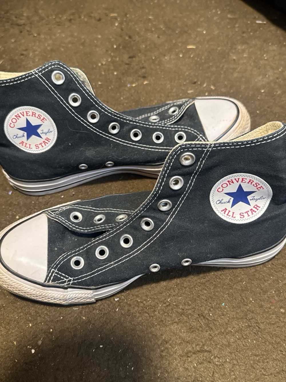 Classic High-Top Canvas Sneakers in Black for Women - Picture 2 of 3